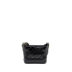 CHANEL SMALL GABRIELLE HOBO BAG CALFSKIN BLACK MULTICOLOUR HARDWARE