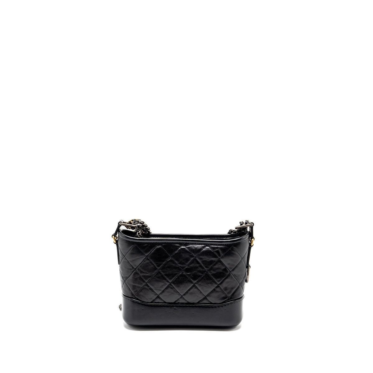 CHANEL SMALL GABRIELLE HOBO BAG CALFSKIN BLACK MULTICOLOUR HARDWARE