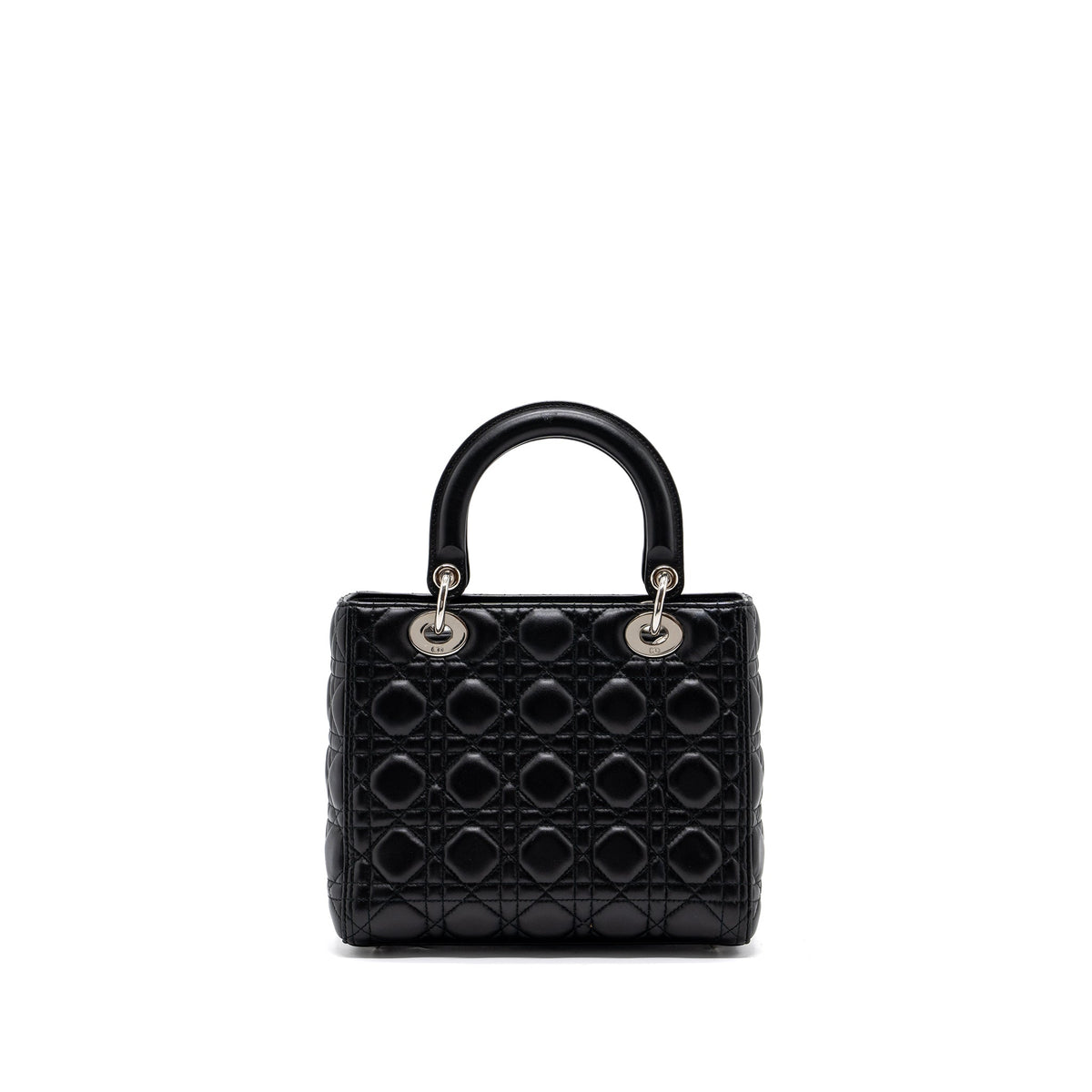 DIOR MEDIUM LADY DIOR LAMBSKIN BLACK SHW