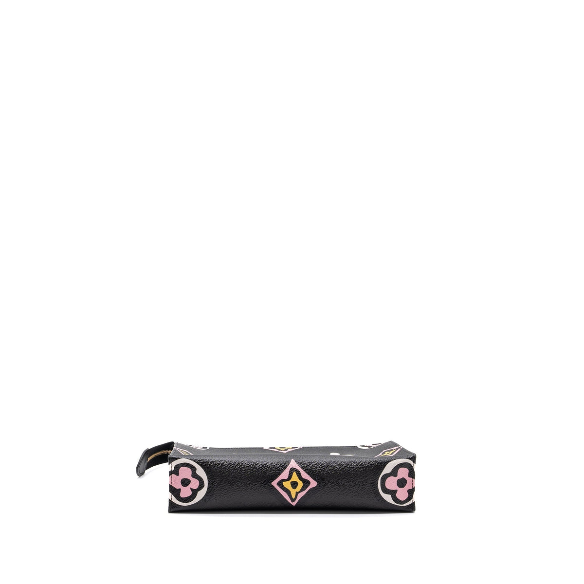 LOUIS VUITTON WILD AT HEART TOILETRY POCHETTE CANVAS BLACK / WHITE/ PINK GHW