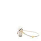 DIOR BOBBY EAST-WEST BAG BOX CALFSKIN WHITE GHW