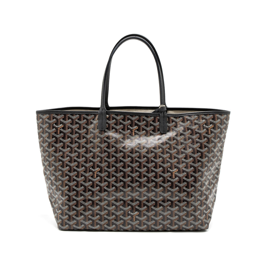 GOYARD SAINT LOUIS PM TOTE BAG GOYARDINE CANVAS SHW