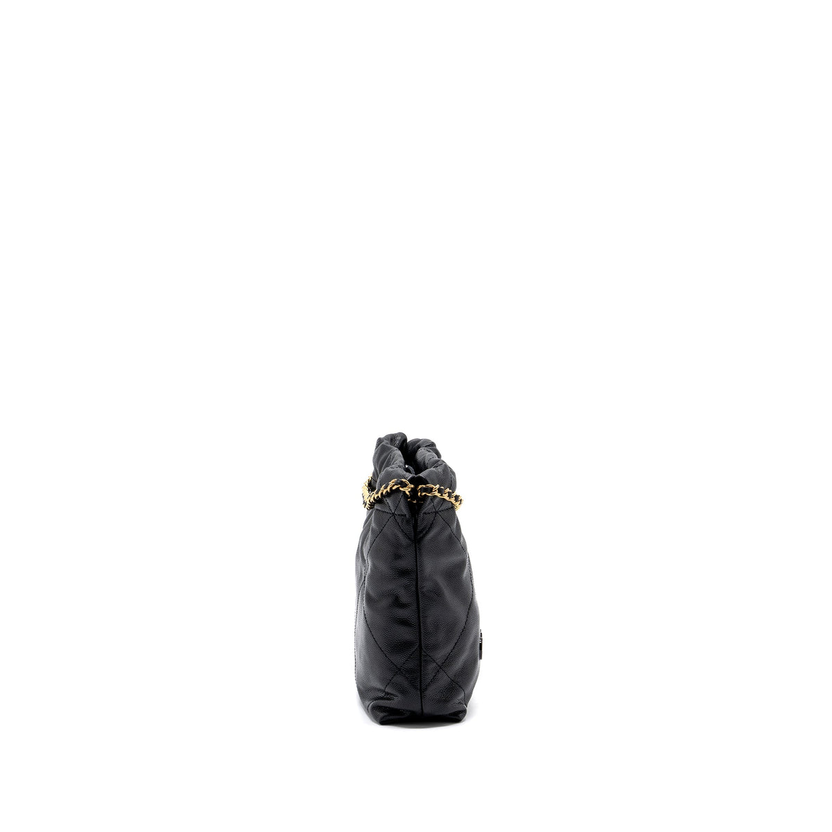 CHANEL MINI 22 BAG CAVIAR BLACK GHW (MICROCHIP)