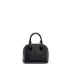 LOUIS VUITTON ALMA BB BLOOMING FLOWERS LIMITED EDITION EPI BLACK/MULTICOLOUR GHW