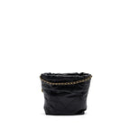 CHANEL MINI 22 BAG CAVIAR BLACK GHW (MICROCHIP)