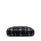 CHANEL MEDIUM 22 BAG QUILTED TWEED BLACK / MULTICOLOUR GHW (MICROCHIP)