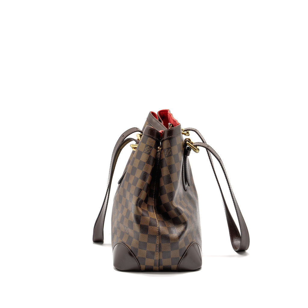 LOUIS VUITTON HEMPSTEAD TOTE BAG DAMIER EBENE GHW