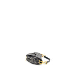 DIOR MINI SADDLE BAG OBLIQUE JACQUARD BLUE GHW