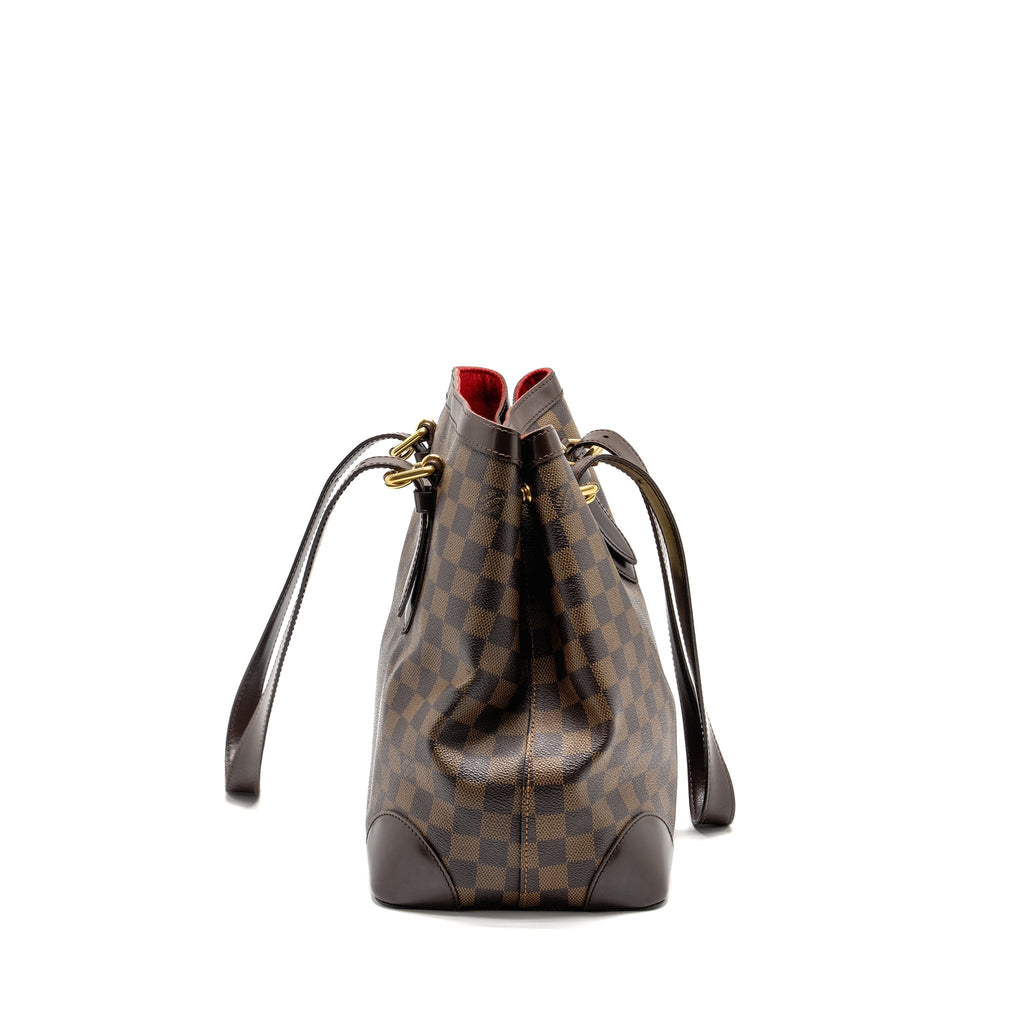 LOUIS VUITTON HEMPSTEAD TOTE BAG DAMIER EBENE GHW