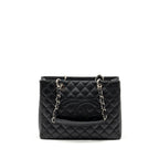 CHANEL GRAND SHOPPING TOTE CAVIAR BLACK SHW