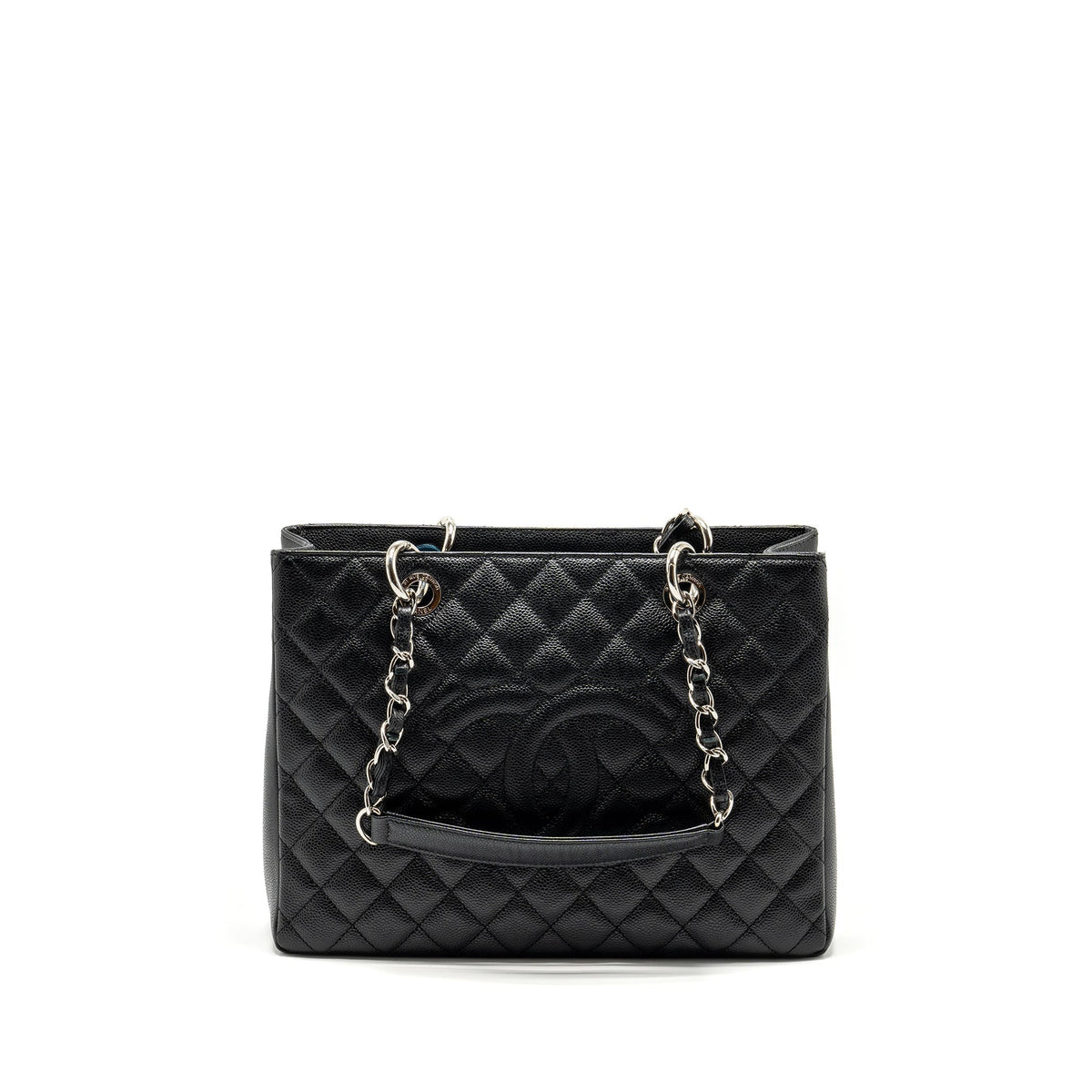 CHANEL GRAND SHOPPING TOTE CAVIAR BLACK SHW