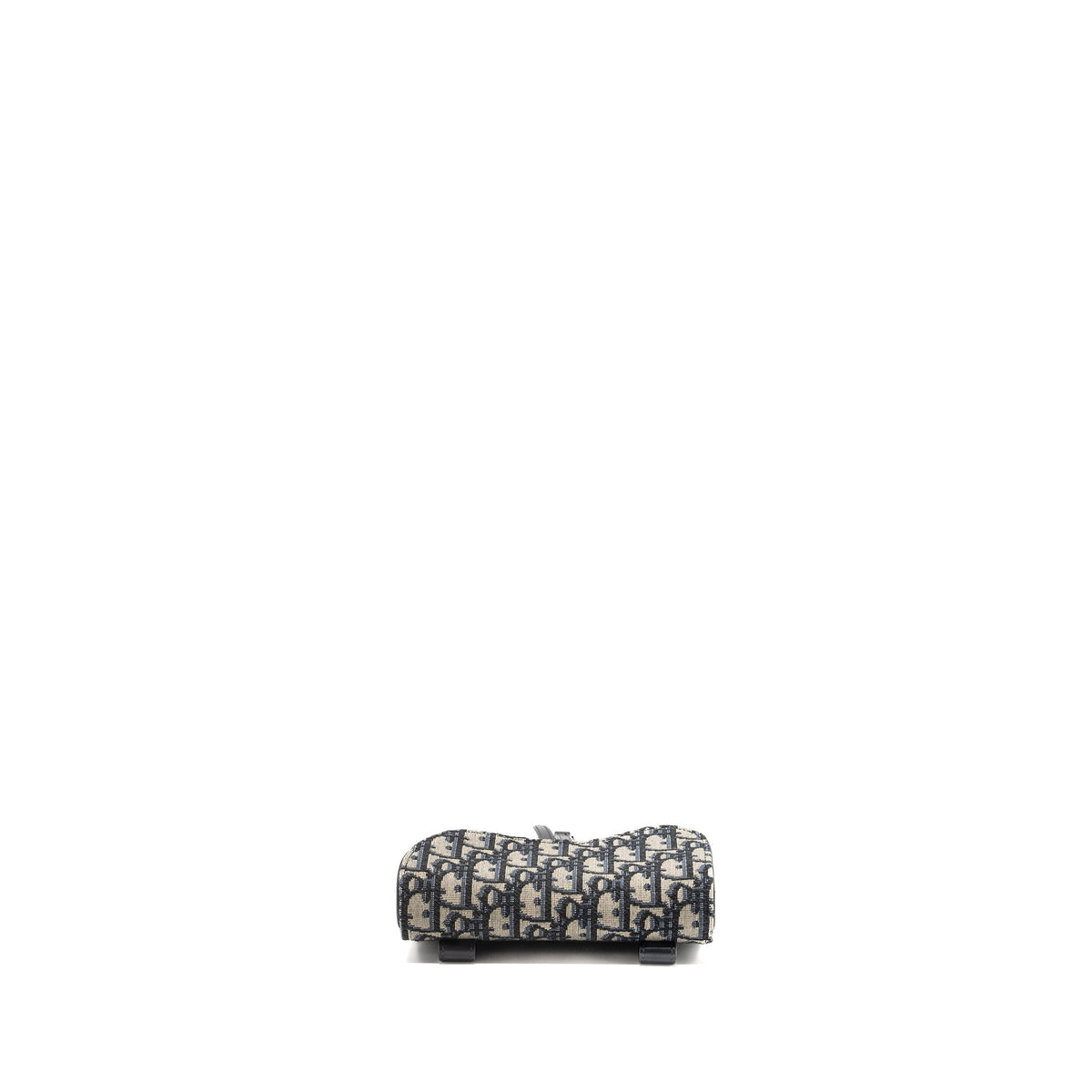 DIOR SADDLE BELT BAG BLUE OBLIQUE JACQUARD CANVAS GHW