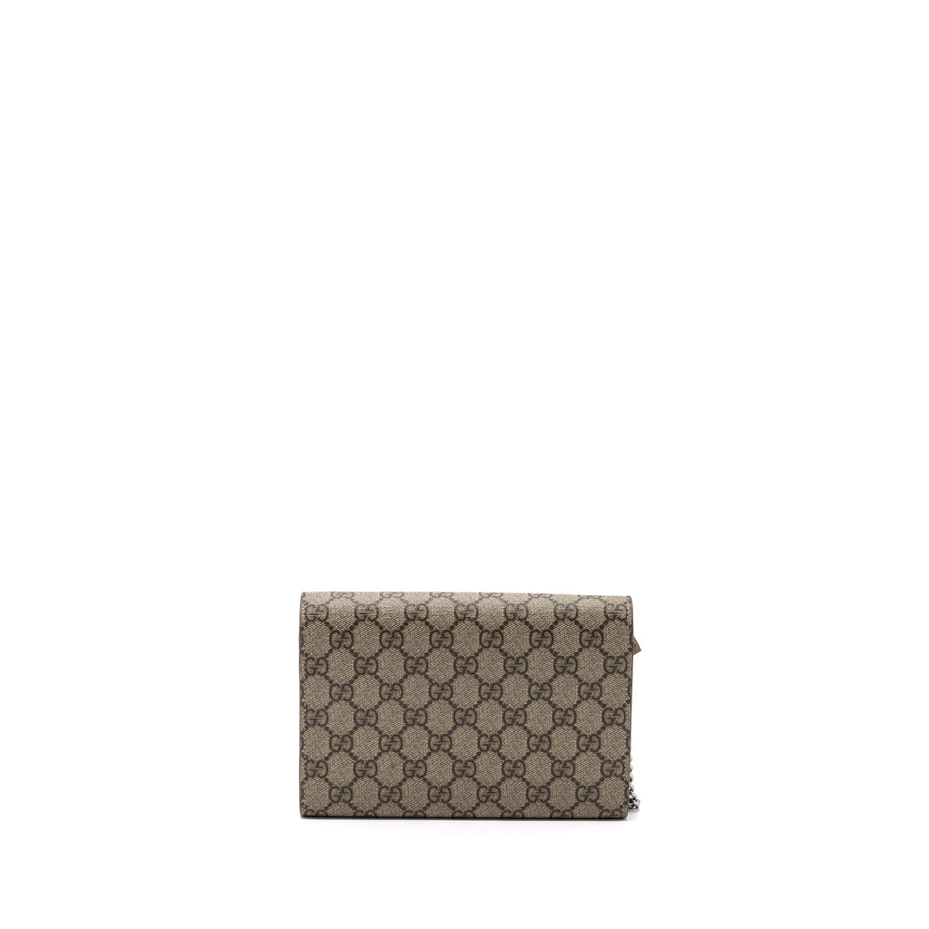 GUCCI DIONYSUS WALLET ON CHAIN GG SUPREME CANVAS SHW