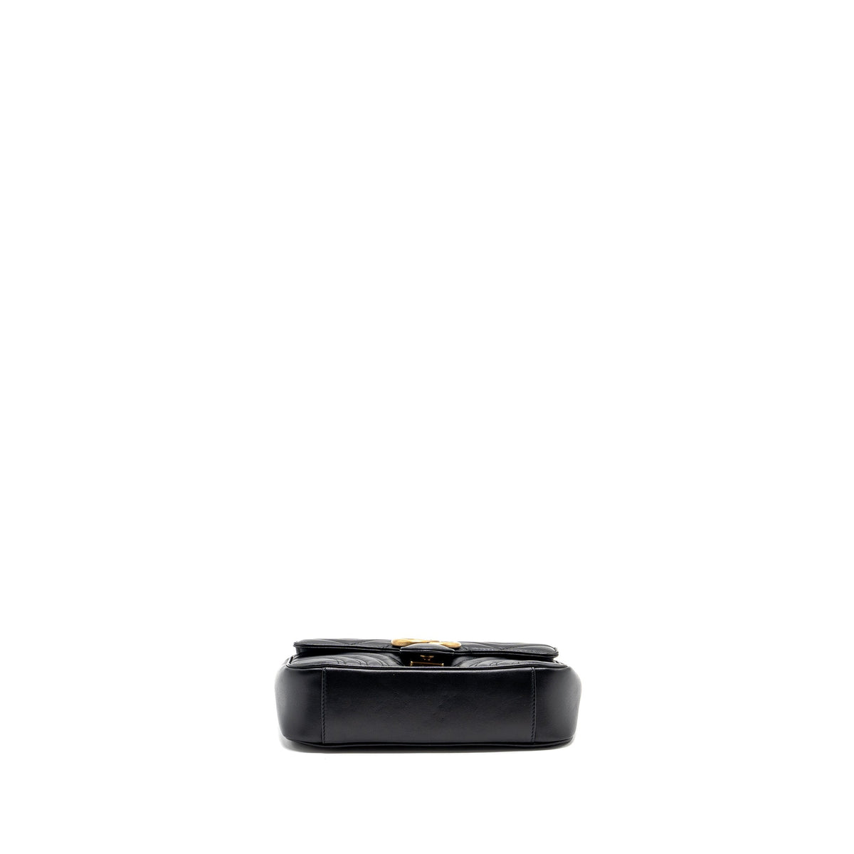 GUCCI MINI MARMONT BAG CALFSKIN BLACK GHW