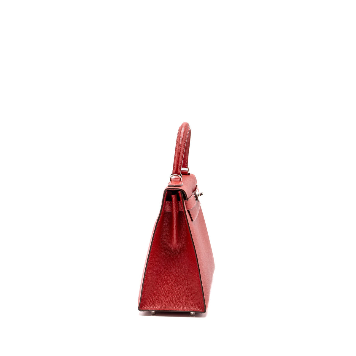 Hermes Kelly 28 Epsom Q5 Rouge Casaque SHW