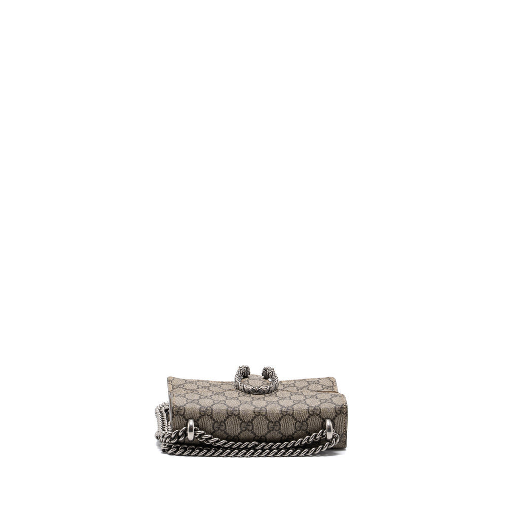 GUCCI DIONYSUS MINI BAG GG SUPREME CANVAS BEIGE SHW