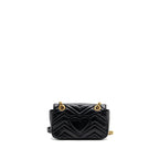 GUCCI MINI MARMONT BAG CALFSKIN BLACK GHW