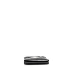 CHANEL MINI 31 CLUTCH WITH CHAIN SHINY CALFSKIN BLACK LGHW (MICROCHIP)