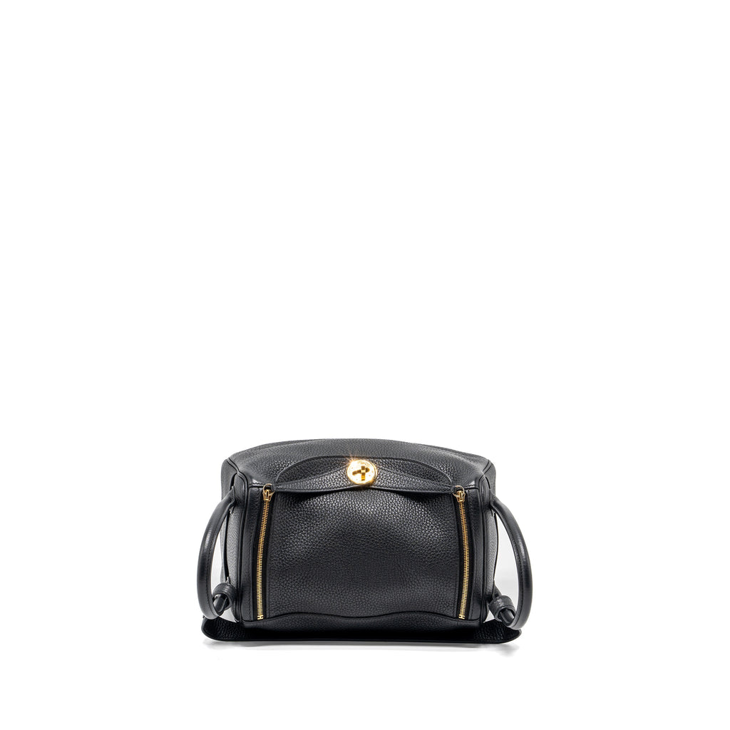 Hermes Lindy 26 Clemence Black GHW