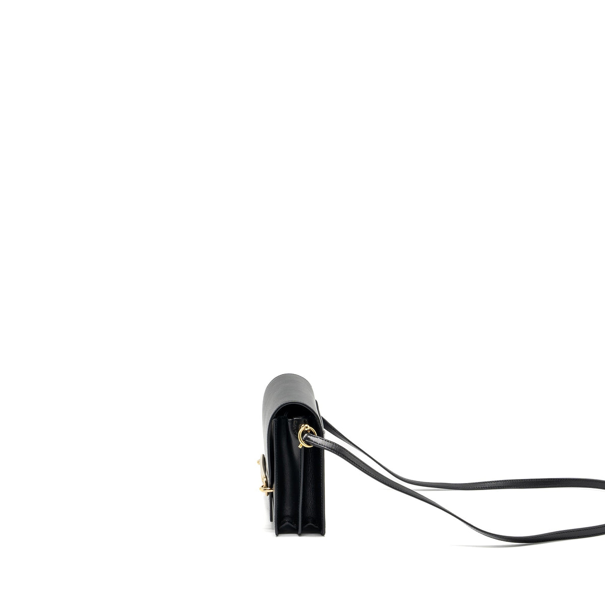 HERMES MINI ROULIS EVERGRAINE BLACK LGHW