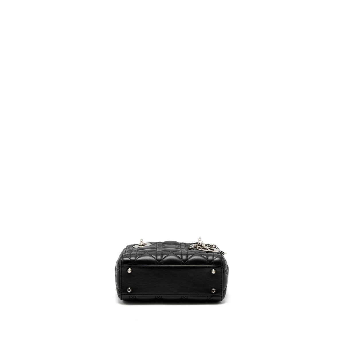 DIOR MINI LADY DIOR LAMBSKIN BLACK SHW