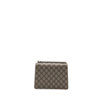 GUCCI DIONYSUS MINI BAG GG SUPREME CANVAS BEIGE SHW