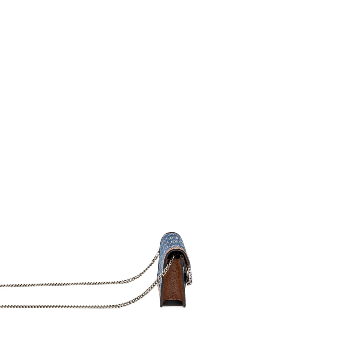 GUCCI DIONYSUS SUPER MINI BLUE DENIM/ LEATHER SHW