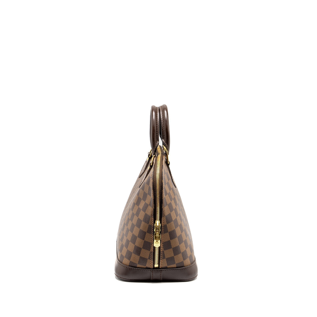 LOUIS VUITTON ALMA PM DAMIER EBENE CANVAS GHW