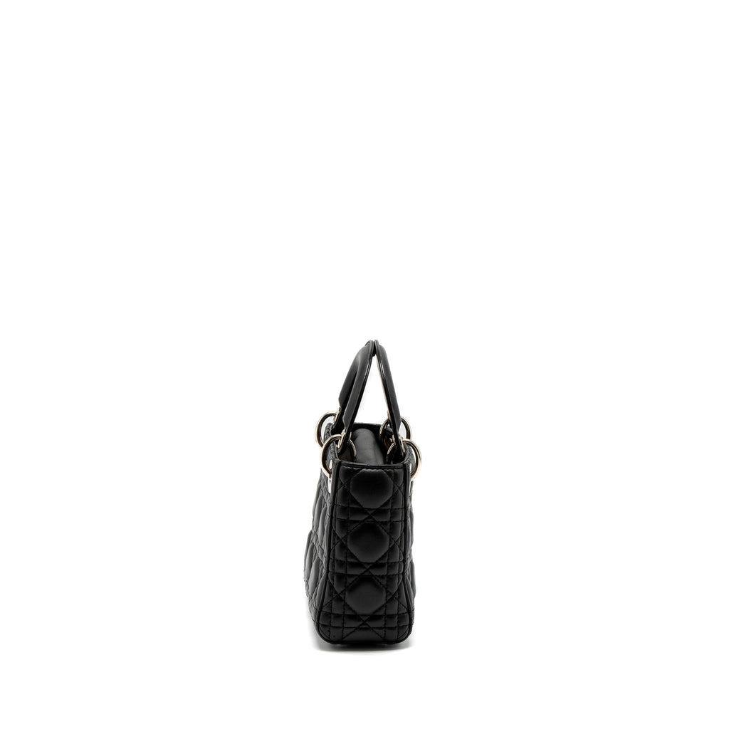 DIOR MINI LADY DIOR LAMBSKIN BLACK SHW