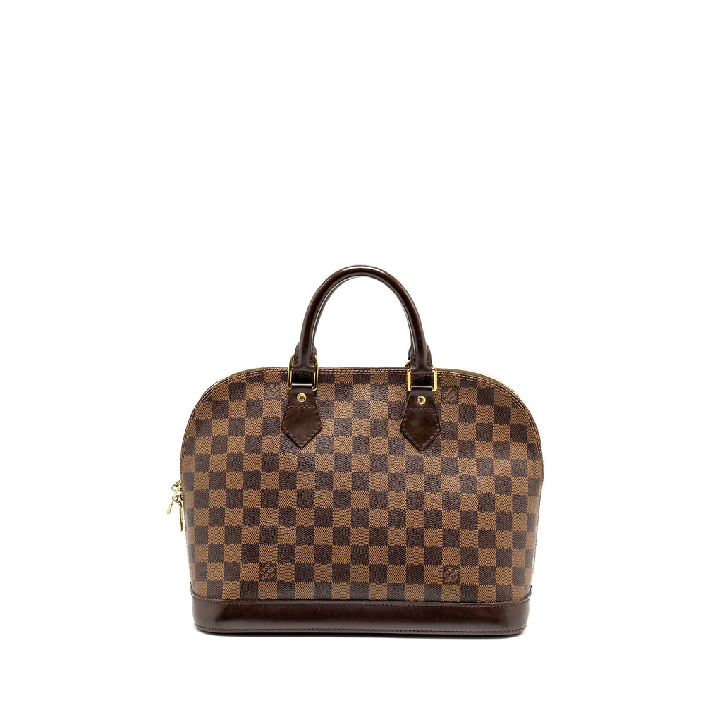 LOUIS VUITTON ALMA PM DAMIER EBENE CANVAS GHW