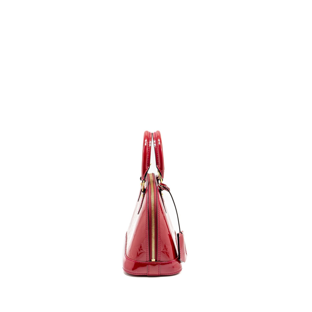 LOUIS VUITTON ALMA BB PATENT RED GHW