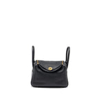 Hermes Lindy 26 Clemence Black GHW