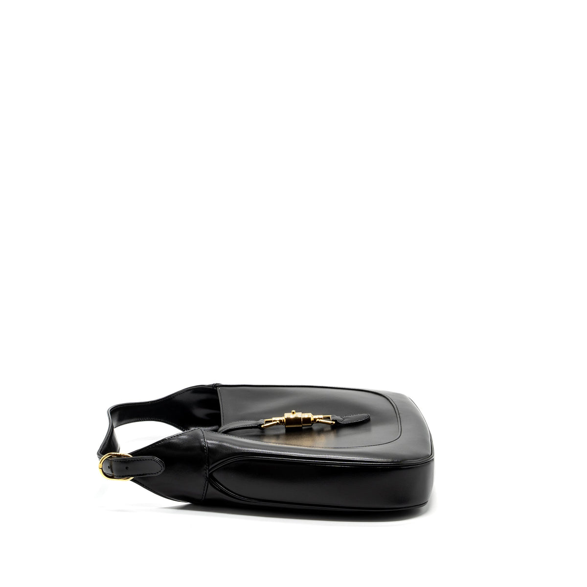 GUCCI JACKIE 1961 MEDIUM BAG CALFSKIN BLACK GHW