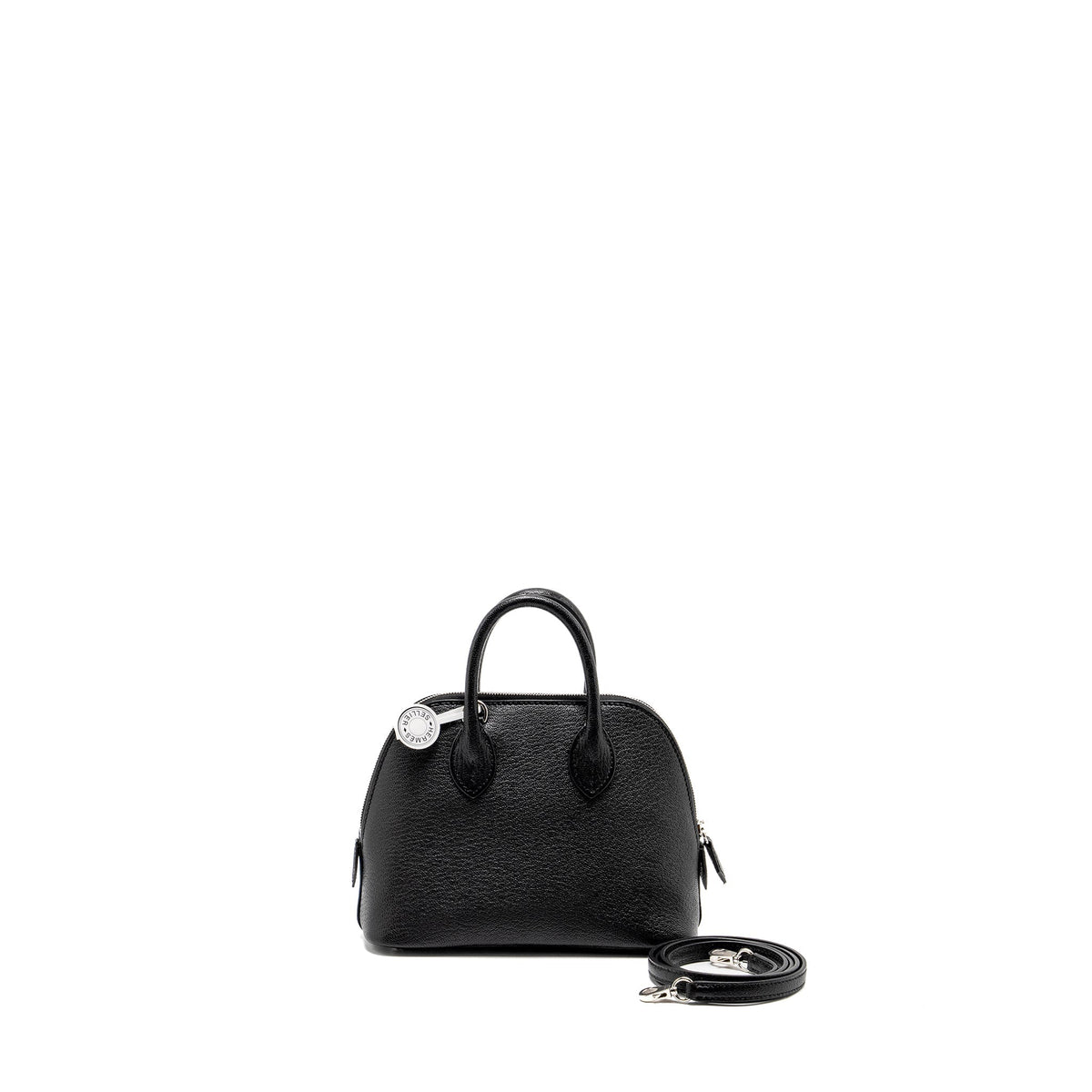 HERMES MINI BOLIDE CHEVRE MYSORE BLACK SHW