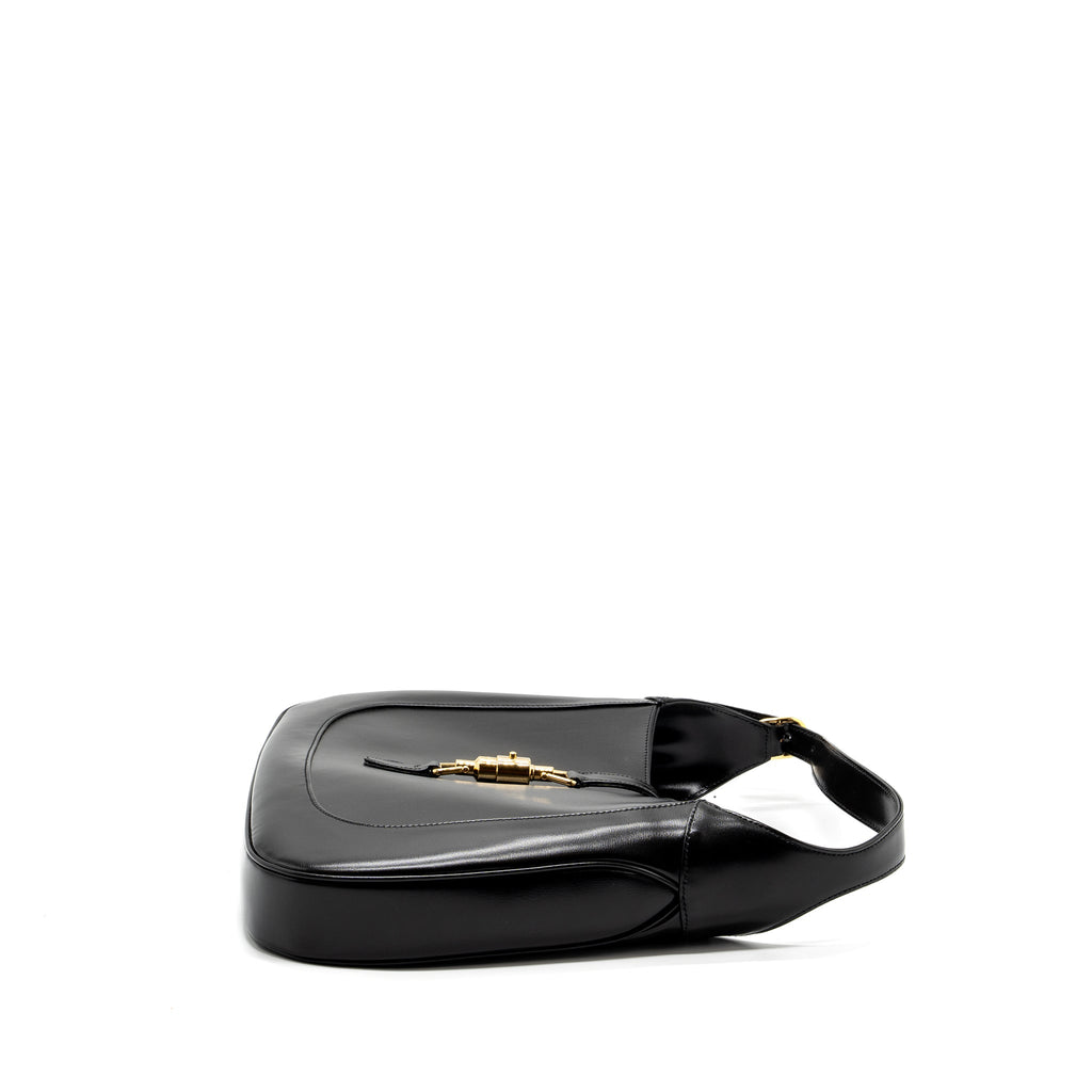 GUCCI JACKIE 1961 MEDIUM BAG CALFSKIN BLACK GHW