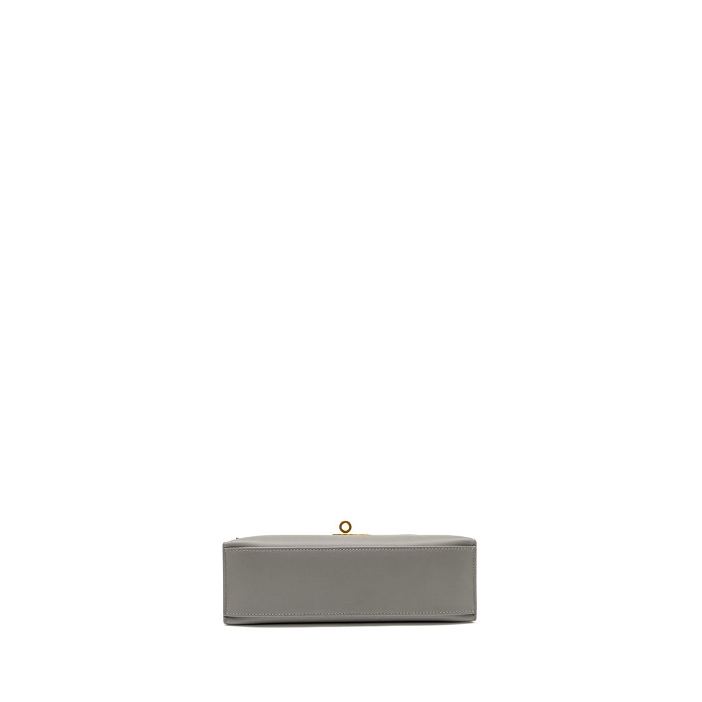 Hermes Kelly Pochette Swift Gris Meyer GHW