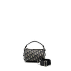 DIOR HOMME MESSENGER ROLLER BLUE OBLIQUE CANVAS SHW