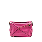 LOEWE MEDIUM PUZZLE BAG CALFSKIN FUCHSIA GHW