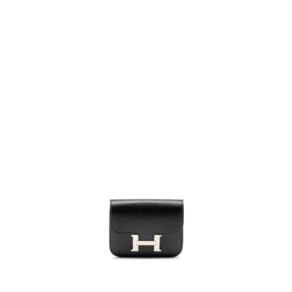 HERMES CONSTANCE SLIM EPSOM BLACK SHW