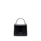 BVLGARI SERPENTI FOREVER TOP HANDLE CROSSBODY BAG LEATHER BLACK LGHW
