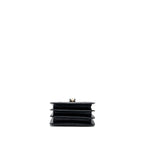 BVLGARI SERPENTI FOREVER TOP HANDLE CROSSBODY BAG LEATHER BLACK LGHW