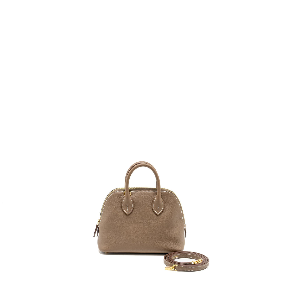 Hermes Mini Bolide Evercolor Etoupe GHW