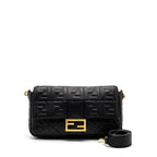 FENDI LARGE BAGUETTE BAG NAPPA BLACK GHW
