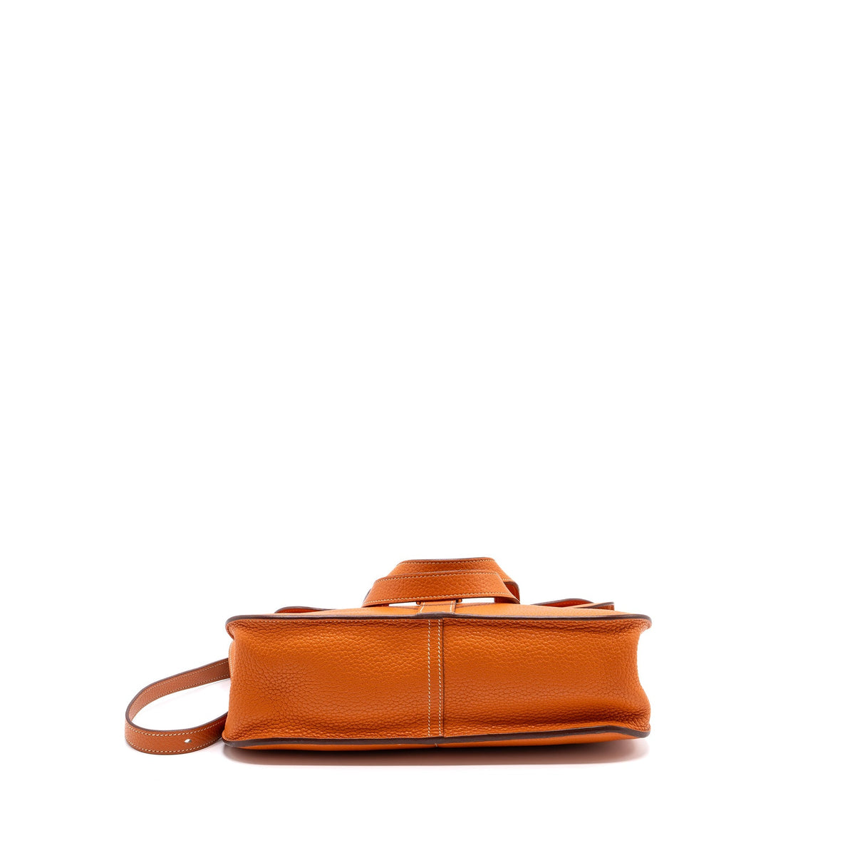Hermes Halzan 31 clemence orange SHW