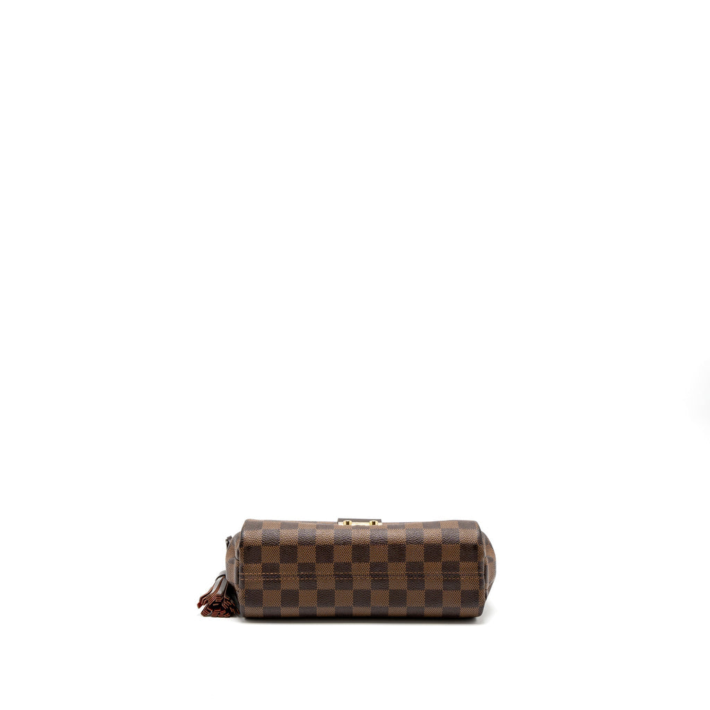 LOUIS VUITTON CROISETTE DAMIER EBENE CANVAS GHW