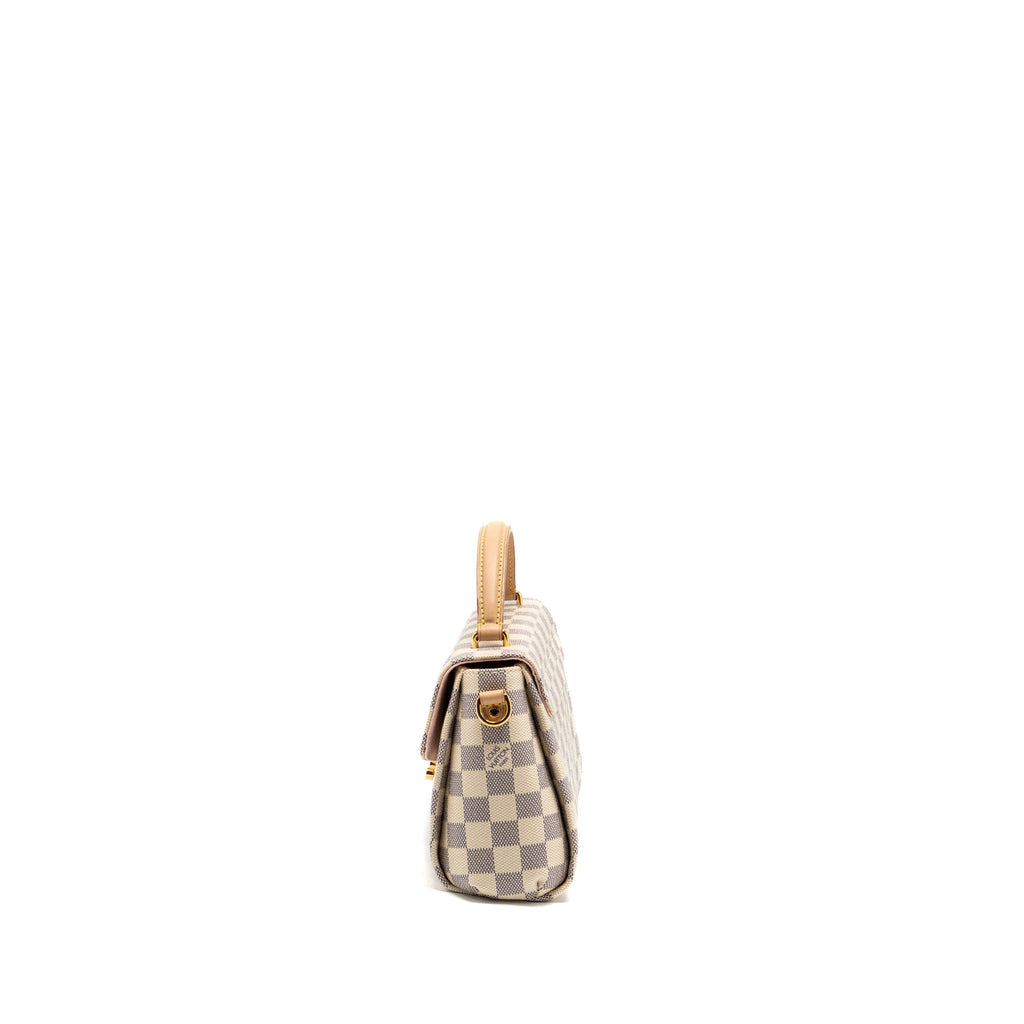 LOUIS VUITTON CROISETTE DAMIER AZUR CANVAS GHW