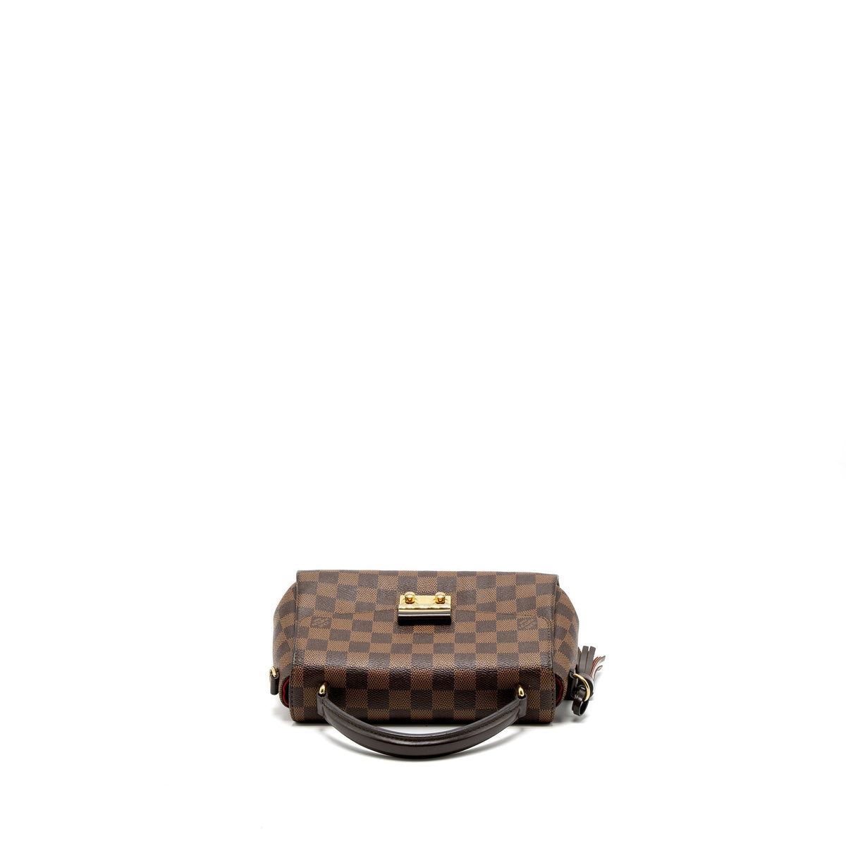 LOUIS VUITTON CROISETTE DAMIER EBENE CANVAS GHW