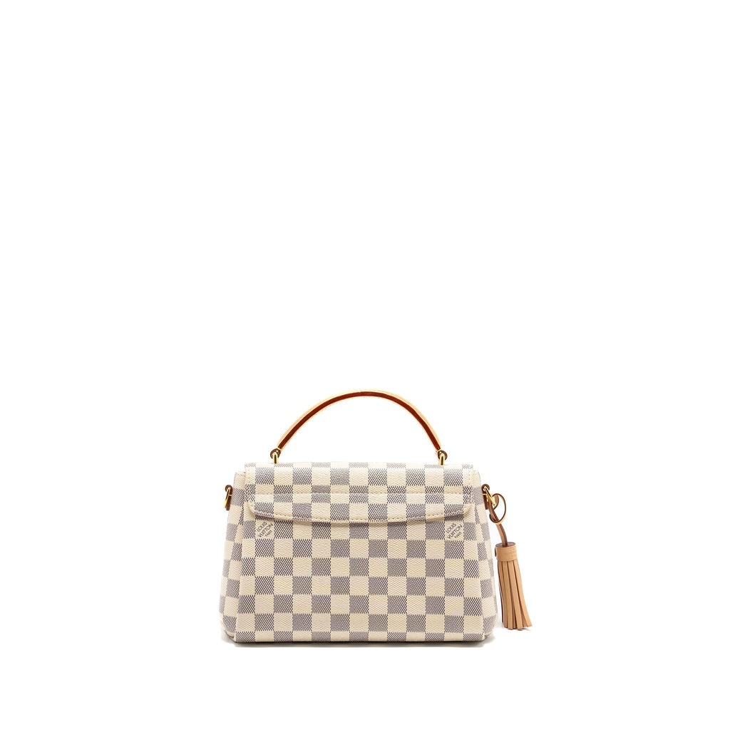LOUIS VUITTON CROISETTE DAMIER AZUR CANVAS GHW