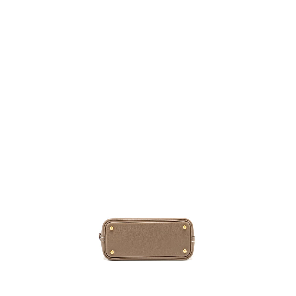 Hermes Mini Bolide Evercolor Etoupe GHW