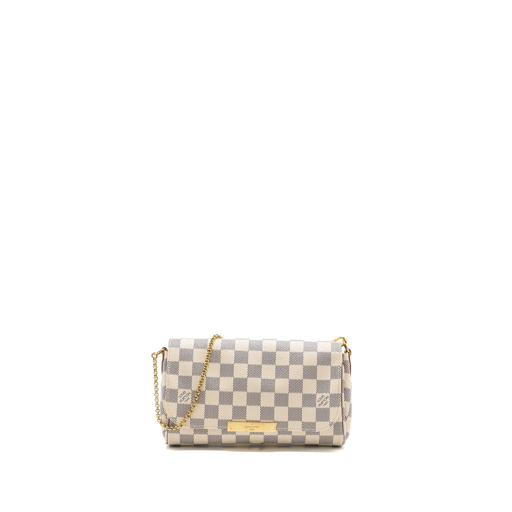 LOUIS VUITTON FAVOURITE PM DAMIER AZUR CANVAS GHW